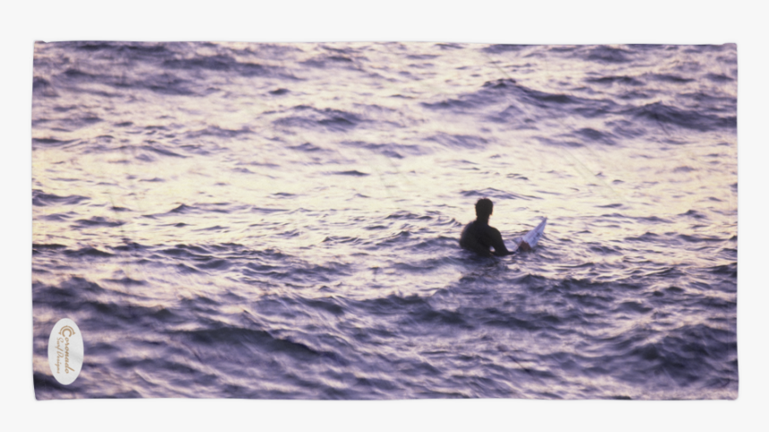 Coronado Sunset Surfer Beach Towel - Sea, HD Png Download