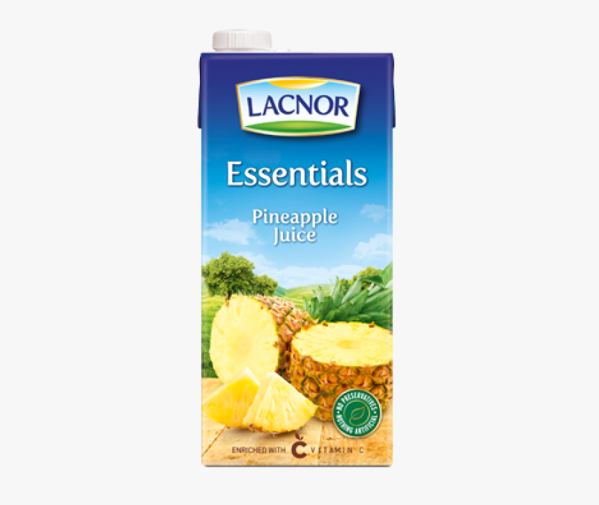 Pineapple Juice, 1l Tetra Pak - Lacnor Pineapple Juice, HD Png Download