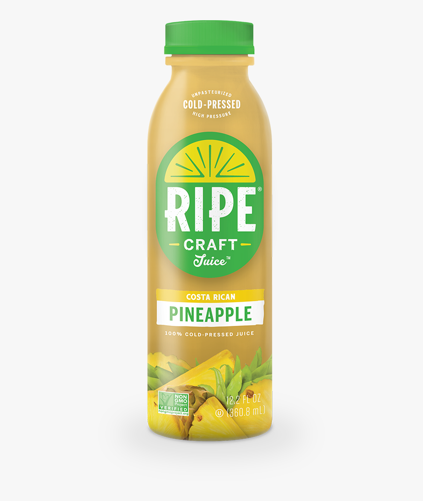 Costa Rican Pineapple - Cold Pressed Pineapple Juice, HD Png Download