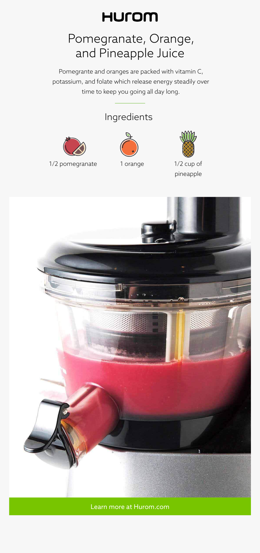 Pomegranate, Orange, And Pineapple Juice - Juicer, HD Png Download