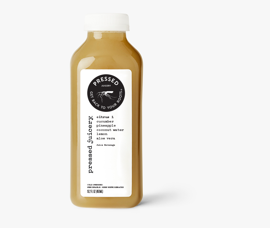 Coconut Cucumber Pineapple Juice - Pressed Juicery Green Juice, HD Png Download