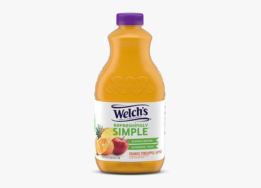 Thumbnail - Welch's Refreshingly Simple Orange Pineapple Apple, HD Png Download
