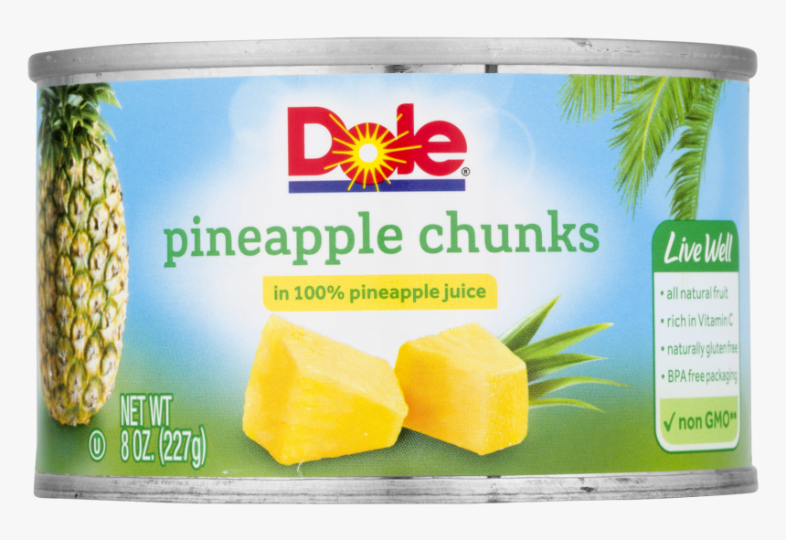 Dole Pineapple 8oz Transparent, HD Png Download