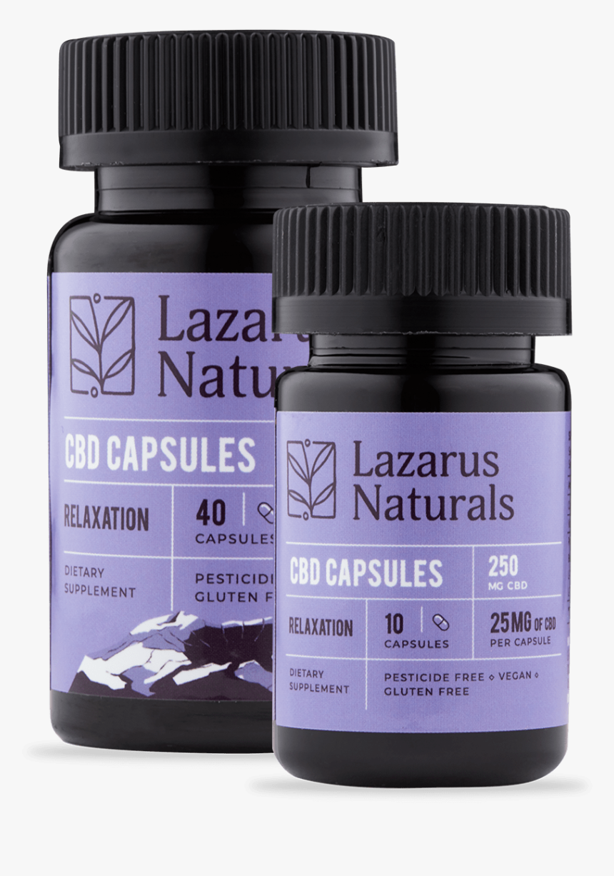 Lazarus Naturals Cbd Capsules, HD Png Download