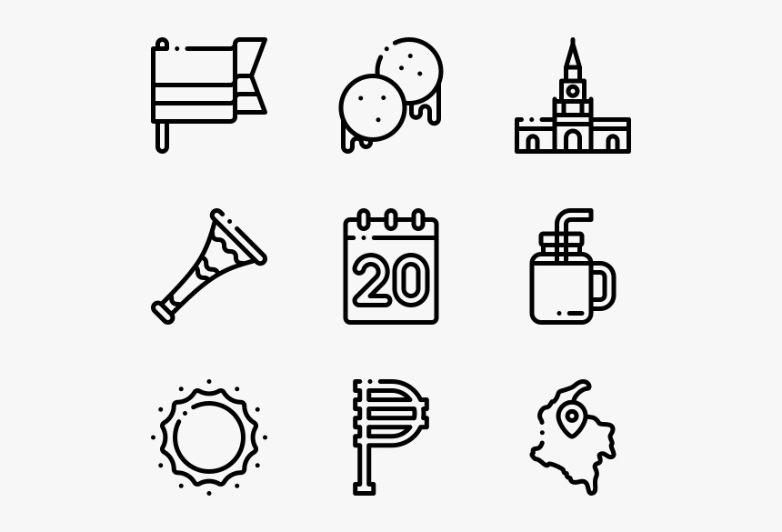 Iconos De Colombia, HD Png Download
