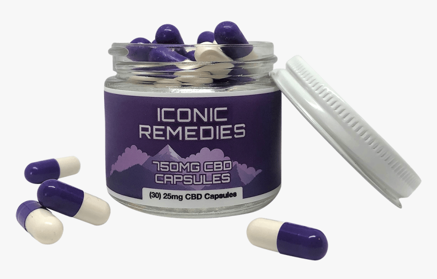 25mg Cbd Capsules - Pill, HD Png Download