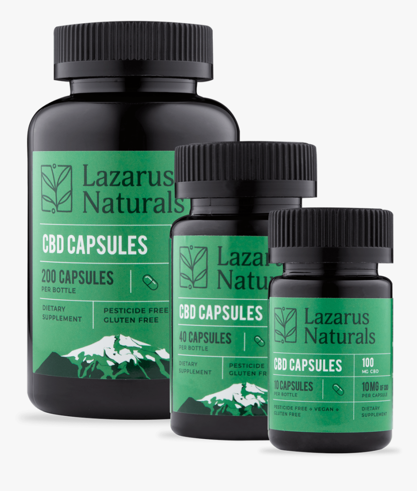Cbd Capsules 25 Mg, HD Png Download