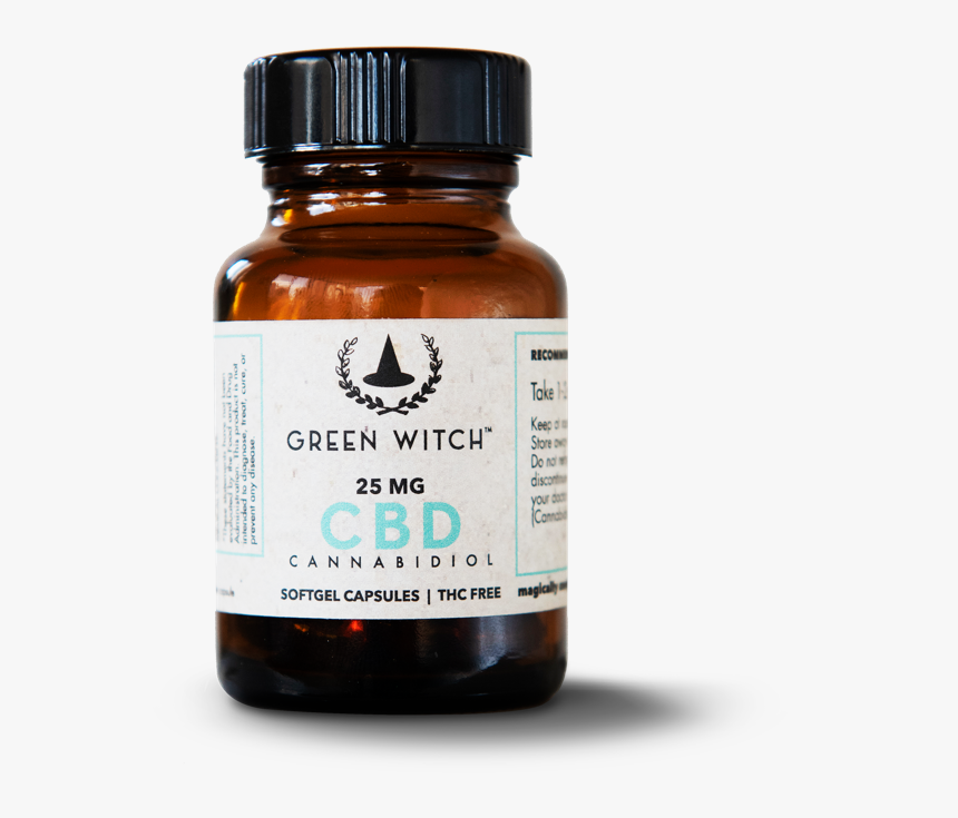 Capsules - Glass Bottle, HD Png Download