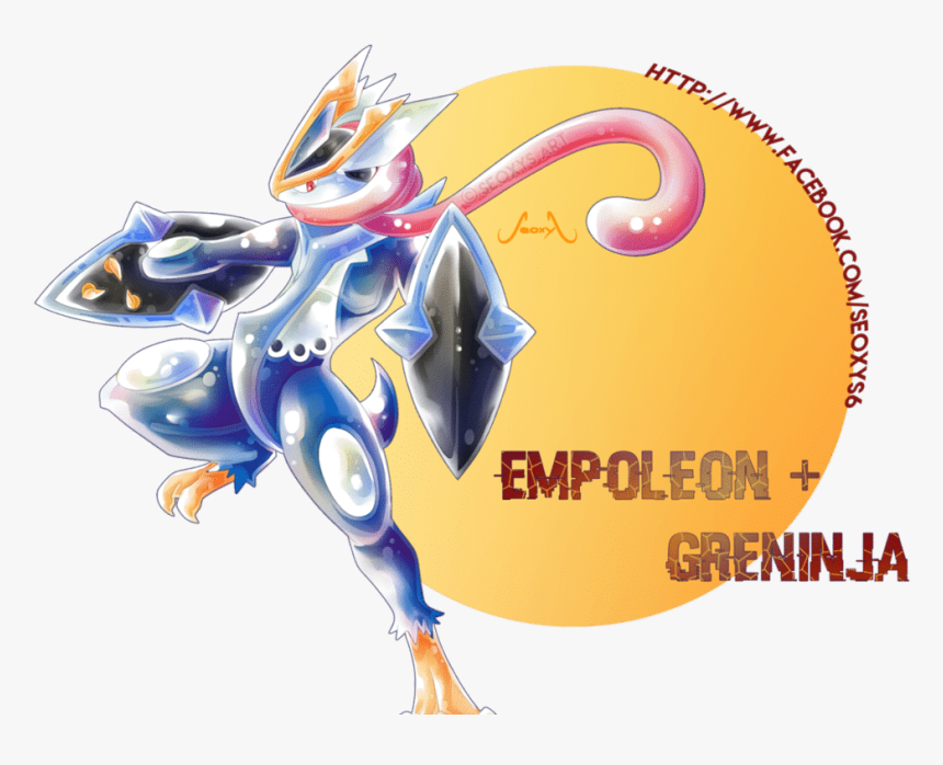 These Pokémon Fusions May Mean Professor Oak Has Lost - Pokemon Fusion Art Empoleon, HD Png Download