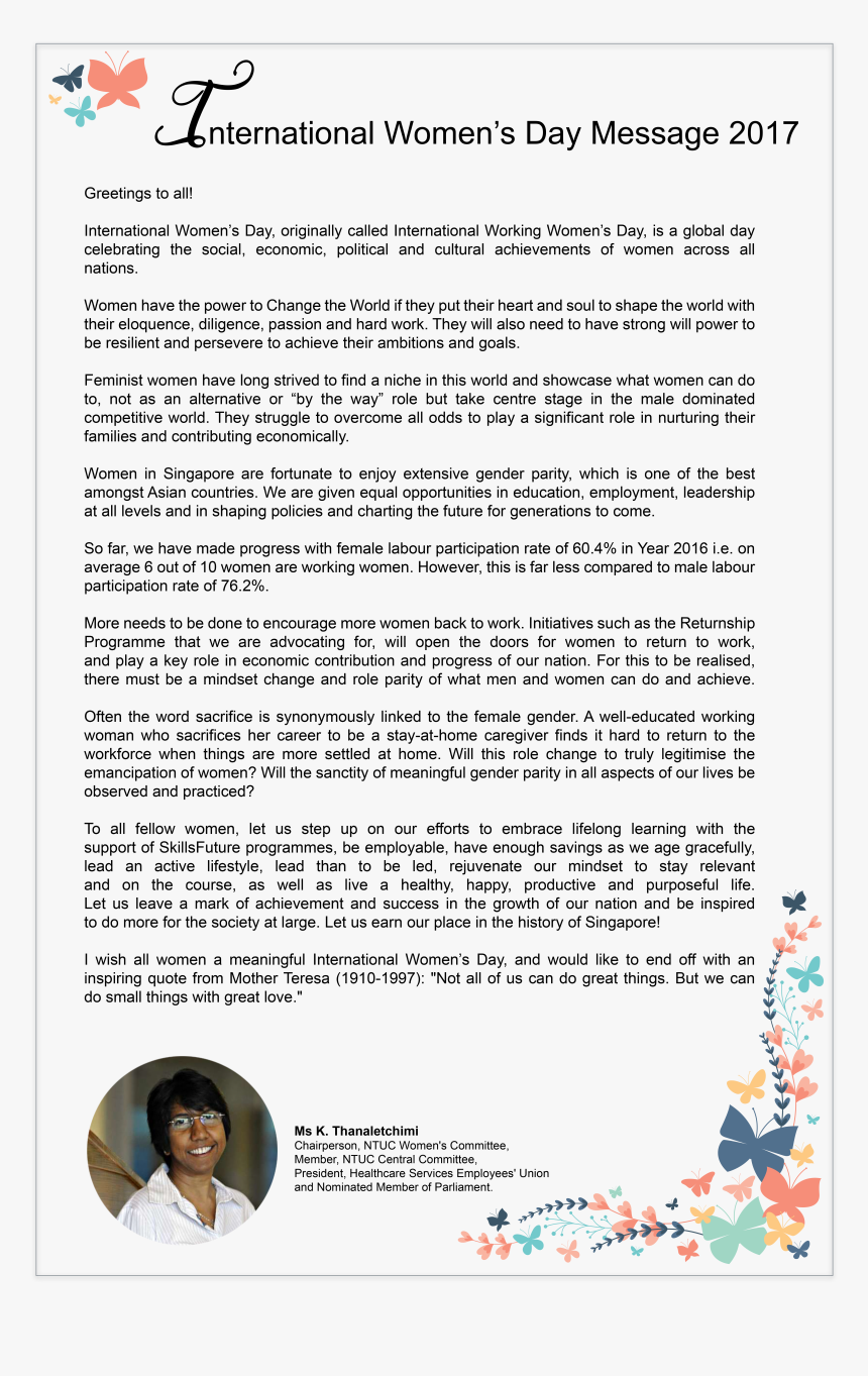 Article On International Women's Day, HD Png Download