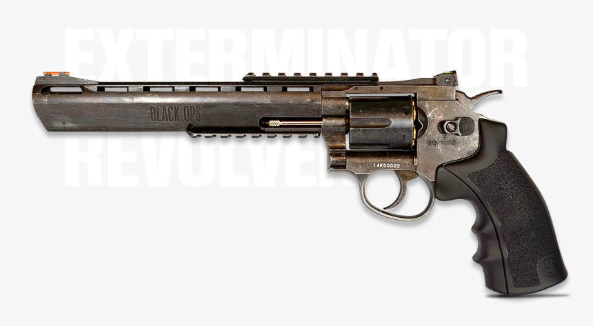 Exterminator Full Metal Revolver 8 , Bb Aged - Dan Wesson Airsoft, HD Png Download