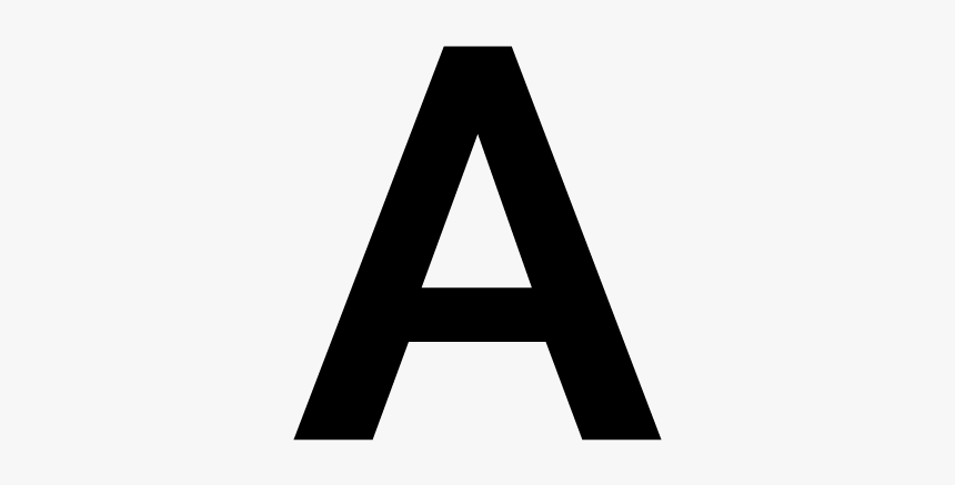 Letter A Png, Transparent Png