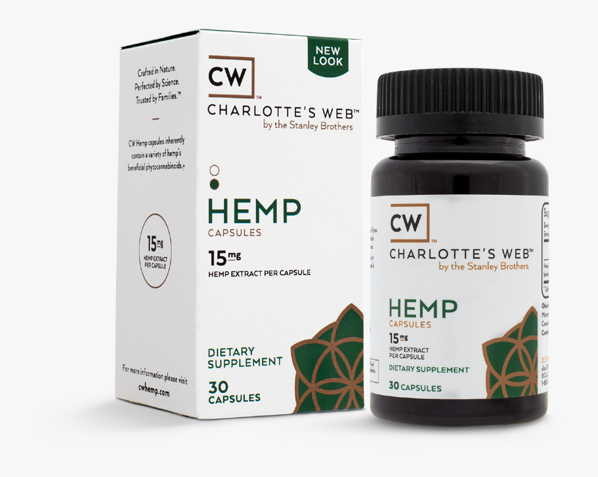 Hemp Charlotte's Web Pills, HD Png Download