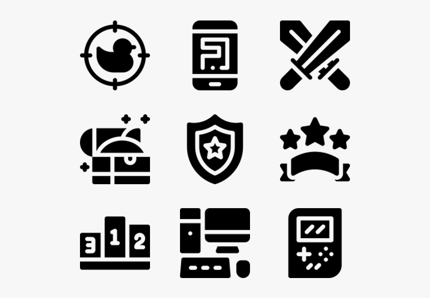 Gaming - Bed And Breakfast Icons, HD Png Download
