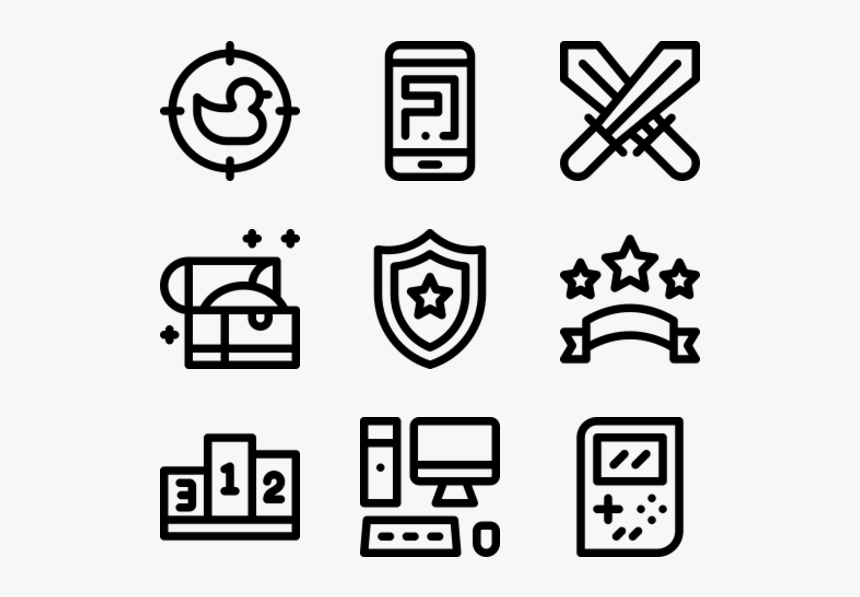 Gaming - Vector Icon Cv, HD Png Download
