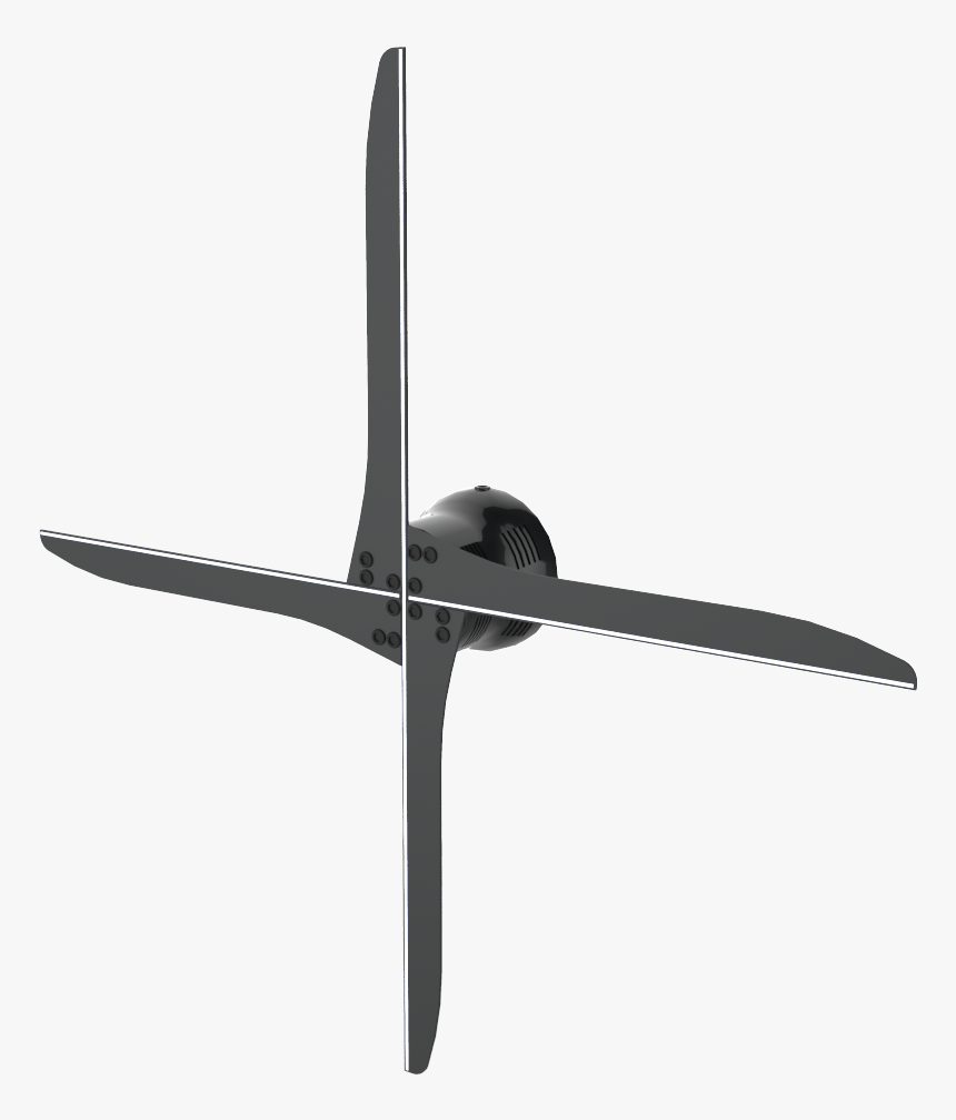 3d Hologram Display Player - Hologram Led Fan 65, HD Png Download