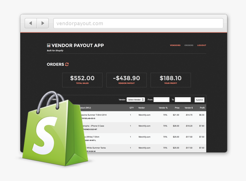 Vendor Payout Integrated With Shopify - Payout Vendor Payout Shopify Account, HD Png Download