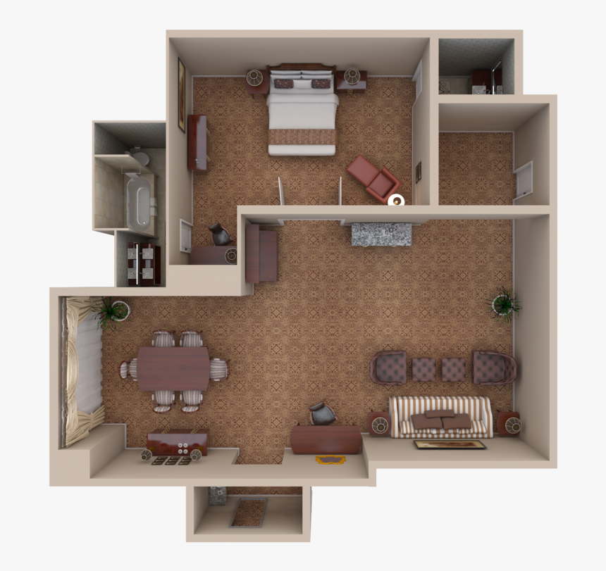 View 3d Floor Plans - Floor Plan, HD Png Download
