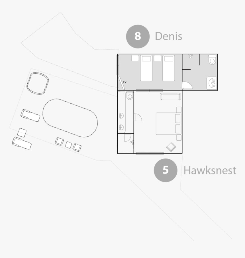 2018 Floorplan Geusvi Bldg4 Bottom - Floor Plan, HD Png Download