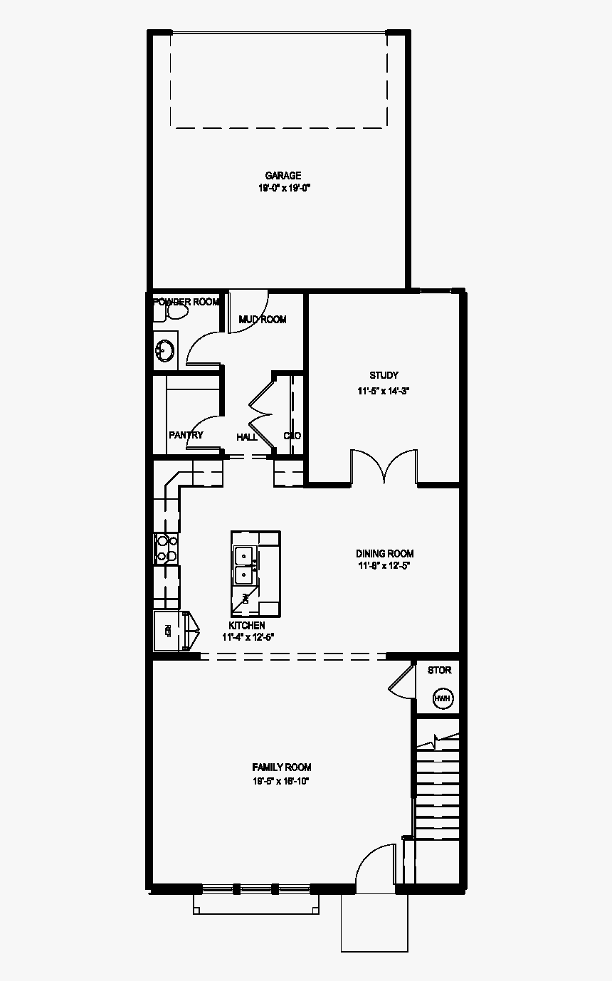 Hampshire First Floor - Floor Plan, HD Png Download