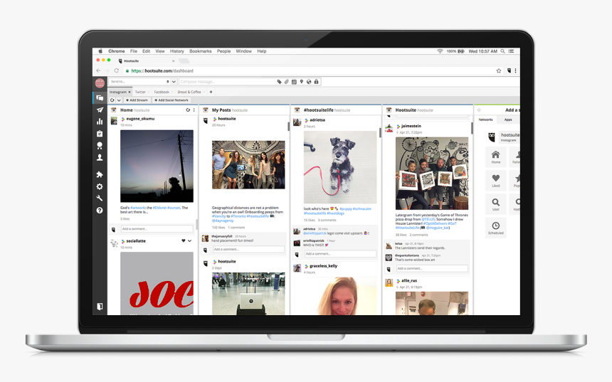 Social Media Post Dashboard, HD Png Download