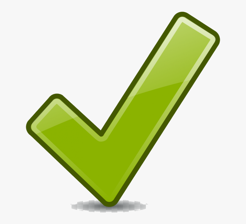 Check Mark Transparent Yellow Checkmark Clip Art Clipart - Biểu Tượng Yêu Thích, HD Png Download