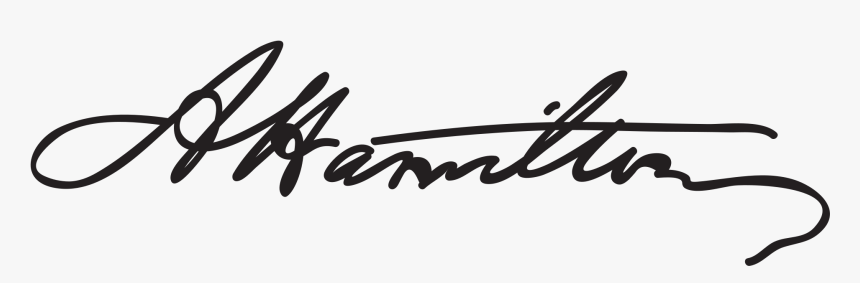 Alexander Hamilton Signature, HD Png Download