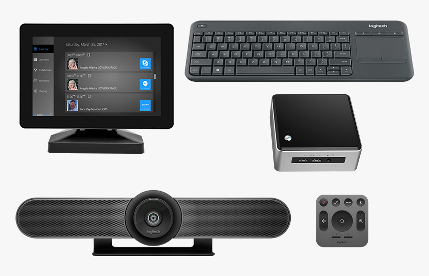 Logitech Meetup Kits With Intel Nuc - Logitech Meetup Video Conferencing Kit, HD Png Download
