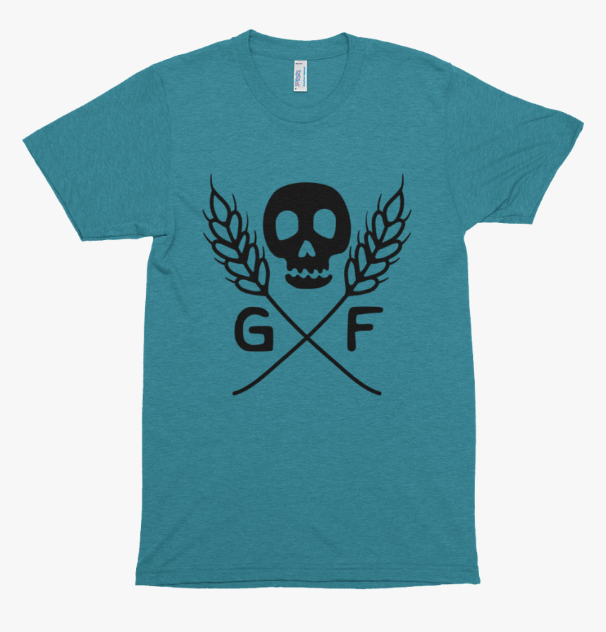 Gf Skull Mockup Front Flat Tri Evergreen - Sunshine State Tshirt, HD Png Download
