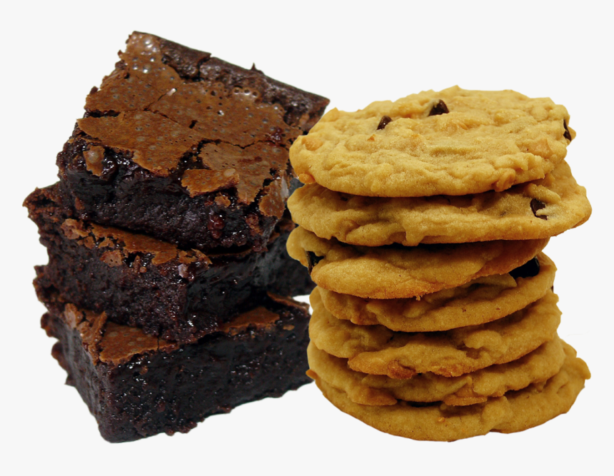 Brownie And Cookies - Brownies And Cookies Clip Art, HD Png Download
