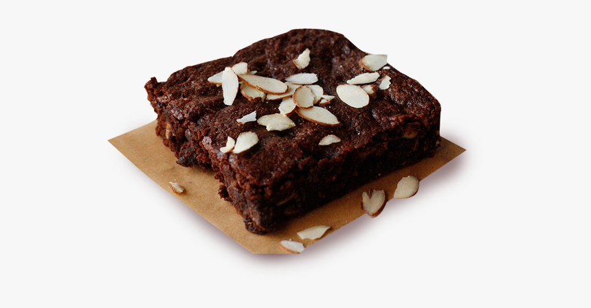 Almond Brownie - Almond Brownies, HD Png Download