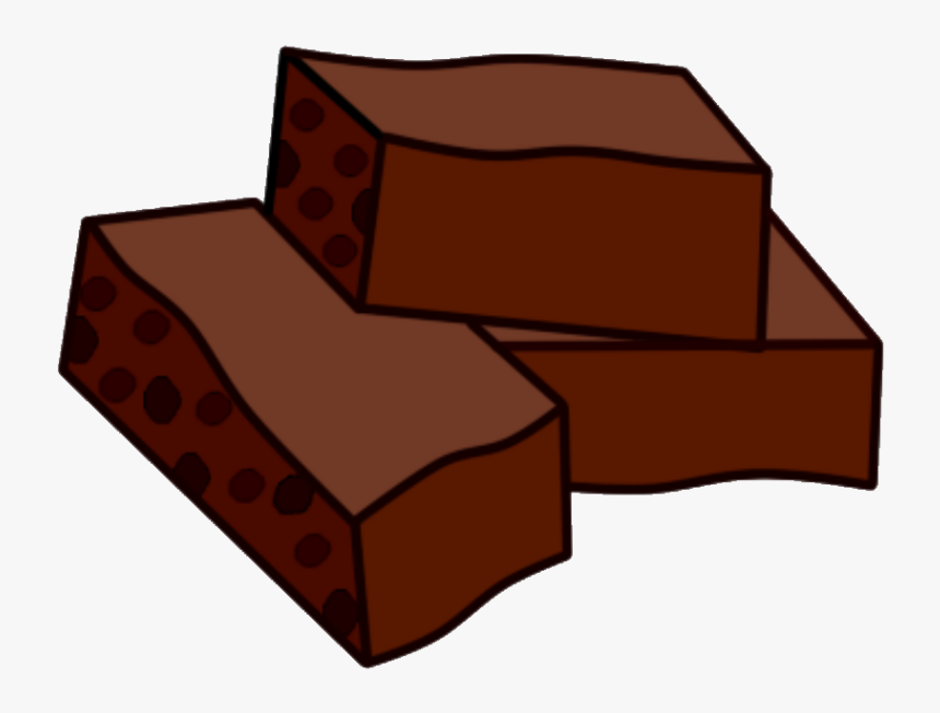 Transparent Chocolate Bars Clipart - Brownie Clipart, HD Png Download