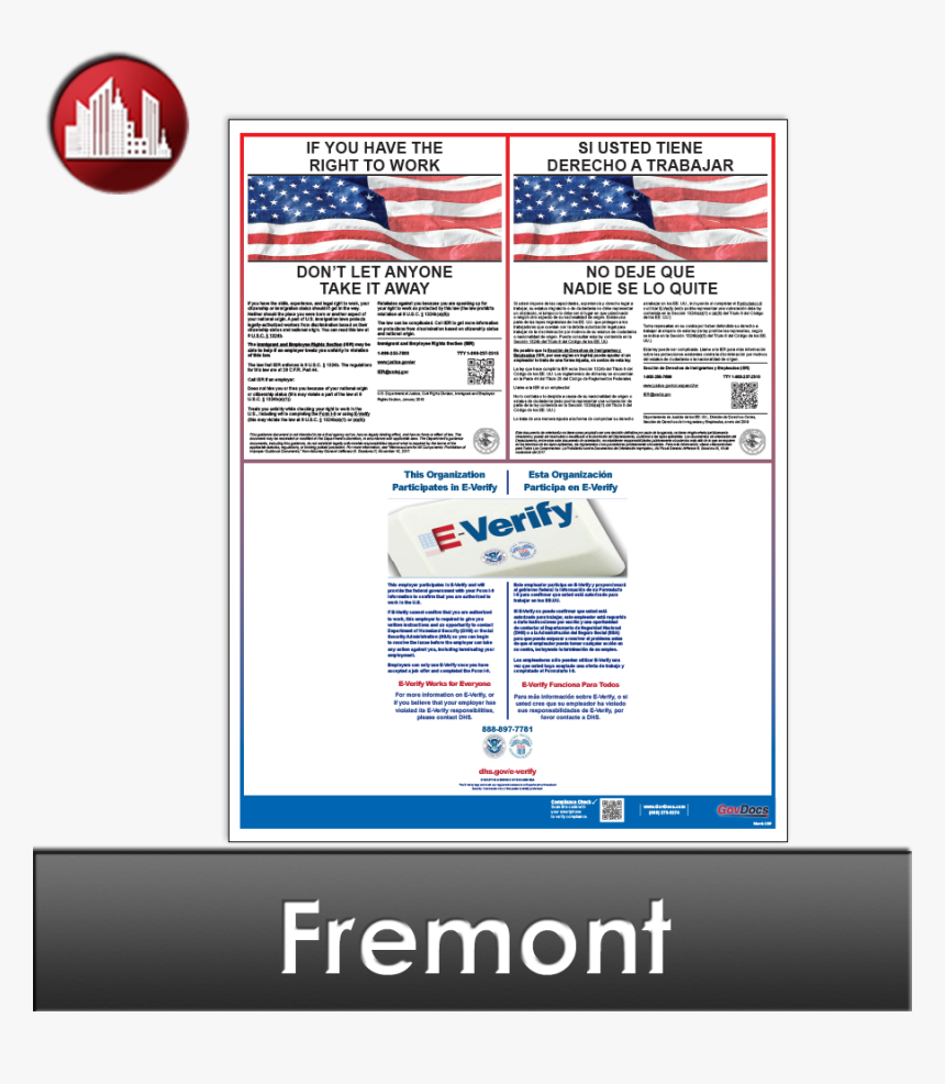 E Verify Poster 2019, HD Png Download