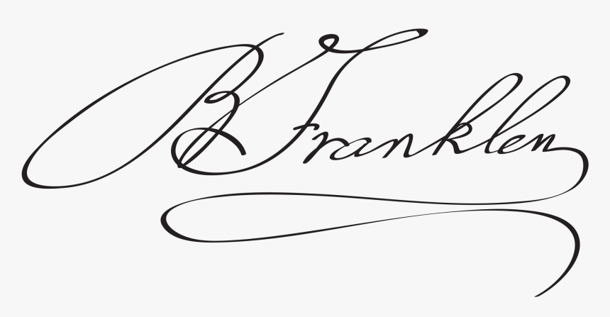 Benjamin Franklin Signature, HD Png Download