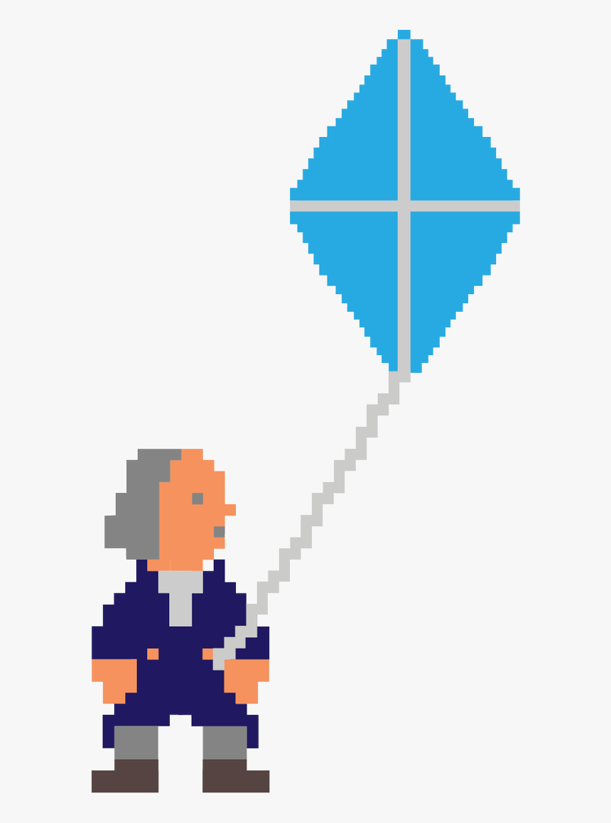 8 Bit Benjamin Franklin, HD Png Download