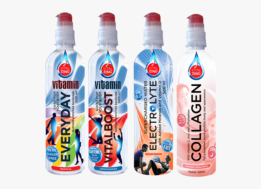 Vitalzing Bottles - Vitalzing, HD Png Download