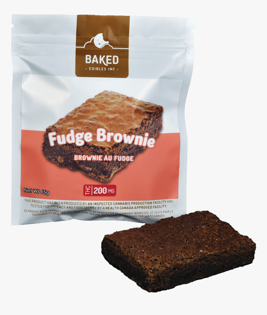 Baked Edibles Inc Fudge Brownie, HD Png Download