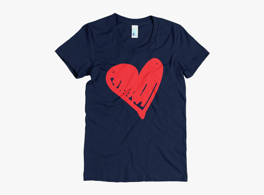 Beyoutees® Scribble Heart Graphic Tee, HD Png Download