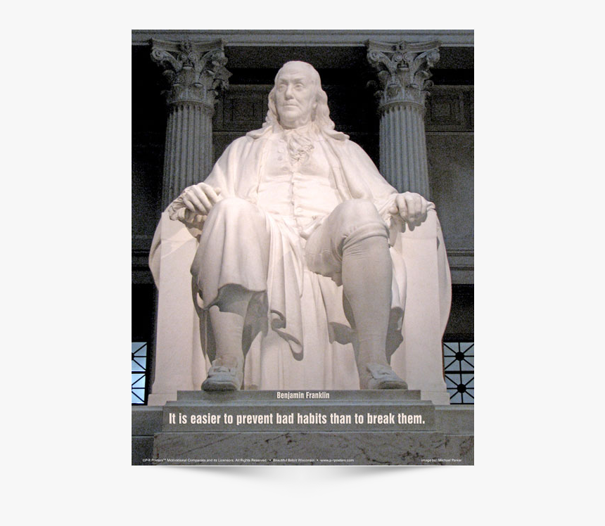 This Is The English Version Of Poster Design - Franklin Institute, Ben Franklin Statue, HD Png Download