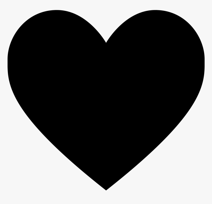 Heart - Black Heart Clipart, HD Png Download