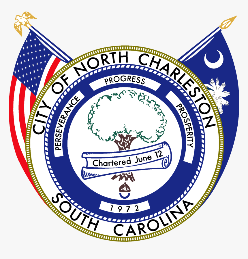 Seal Of North Charleston, South Carolina - City Of North Charleston Seal, HD Png Download