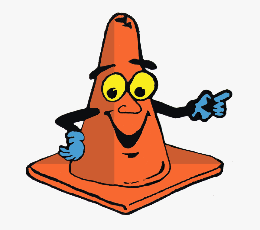 [archived] Arden Road Closed Between South Gulph Road - Cartoon Traffic Cone Png, Transparent Png