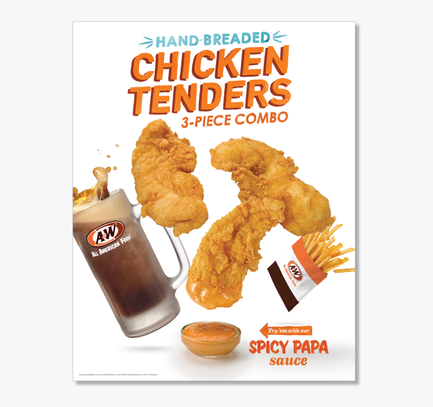 A&w Restaurant Chicken Tenders, HD Png Download