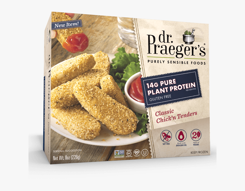 Praeger S Pure Plant Protein Classic Chick N Tenders - Dr Praeger's Classic Chick N Tenders, HD Png Download