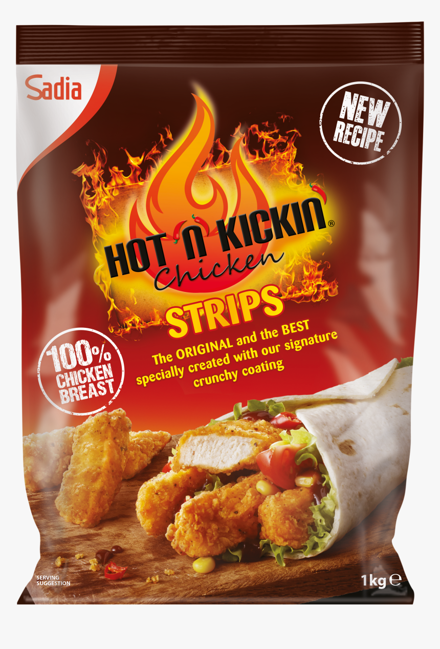 Hot N Kicking Chicken Strips 1 Kg Zak - Hot N Kickin Chicken, HD Png Download