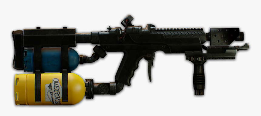View Samegoogleiqdbsaucenao Bbq Wpn Flamethrower[1] - Assault Rifle, HD Png Download