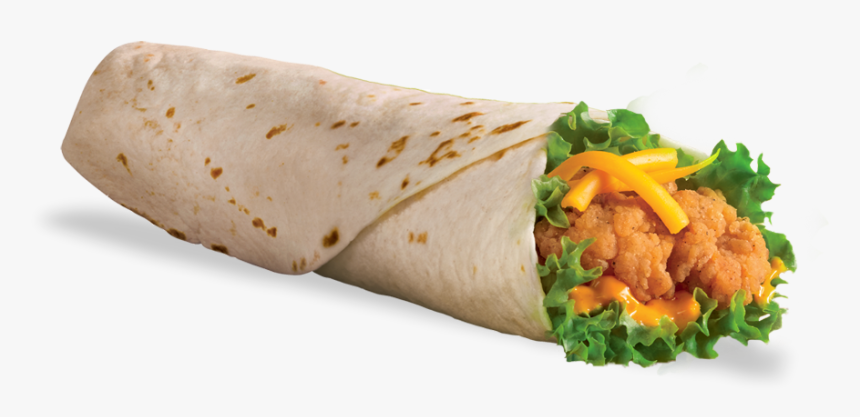 Fried Chicken Wrap Png, Transparent Png