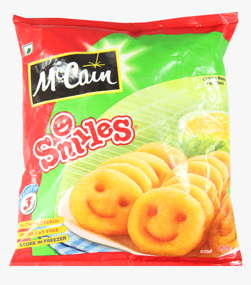 Smiles - Mccain - 450 Gm - Mccain Smiles New Pudina - Mccain Foods, HD Png Download