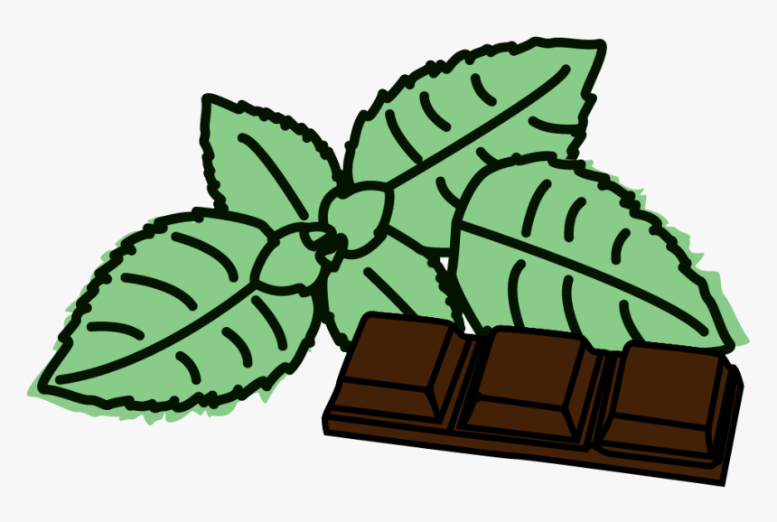 Collection Of Chocolate - Chocolate Mint Clip Art, HD Png Download