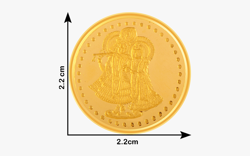 5 Gm, 24kt Gold Coin - Coin, HD Png Download